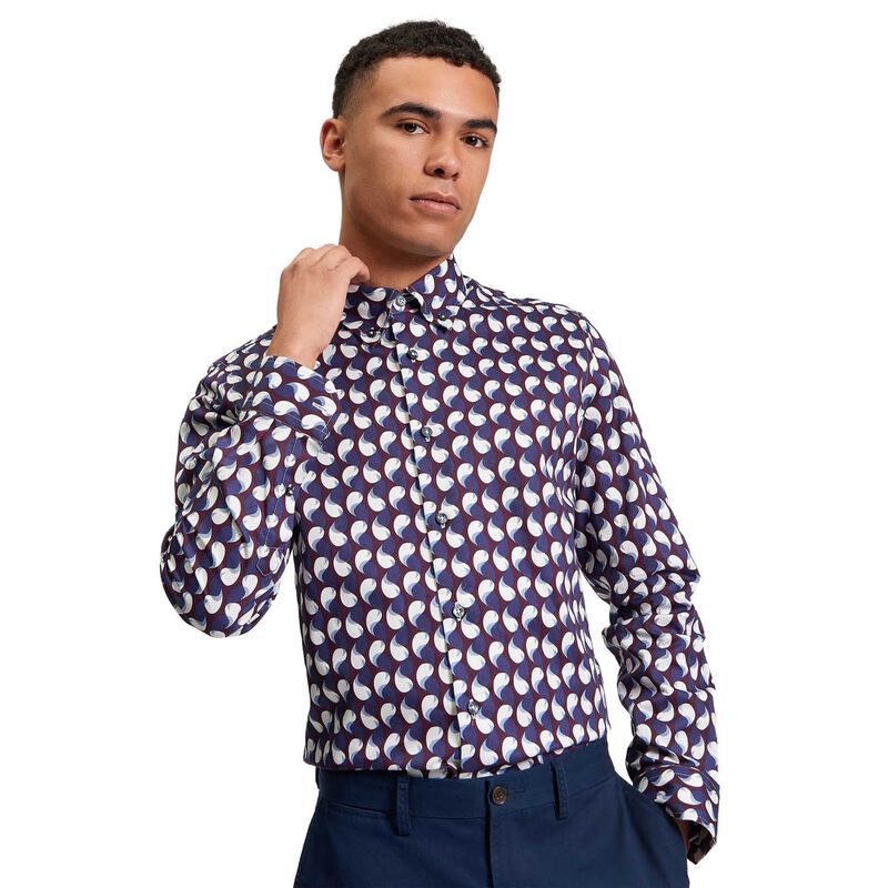 Ben Sherman Paisley Geo Print Shirt image number 0